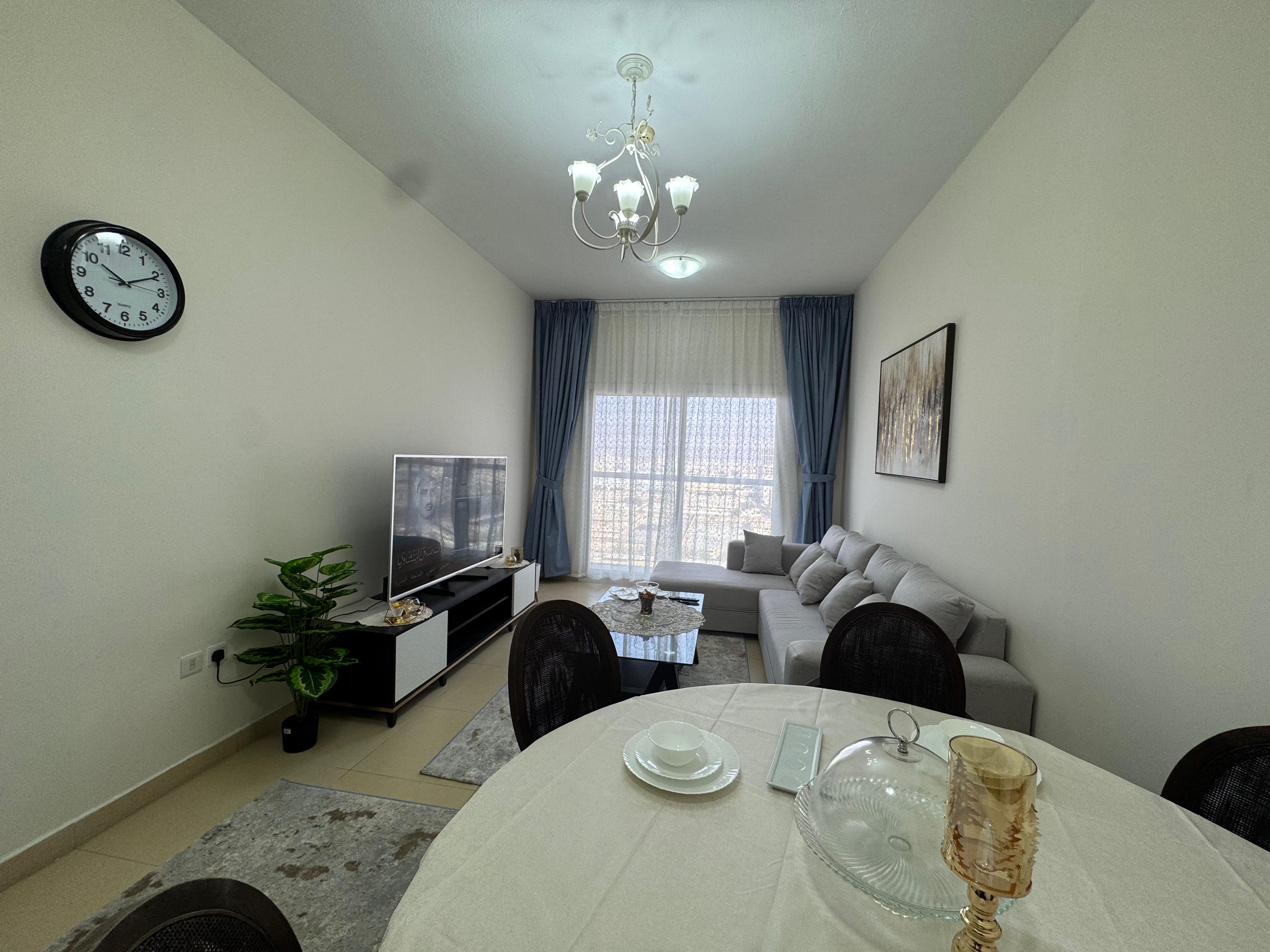 Two bedrooms and a living room for monthly rent opposite City Centre Ajman, close to the Dubai exit
