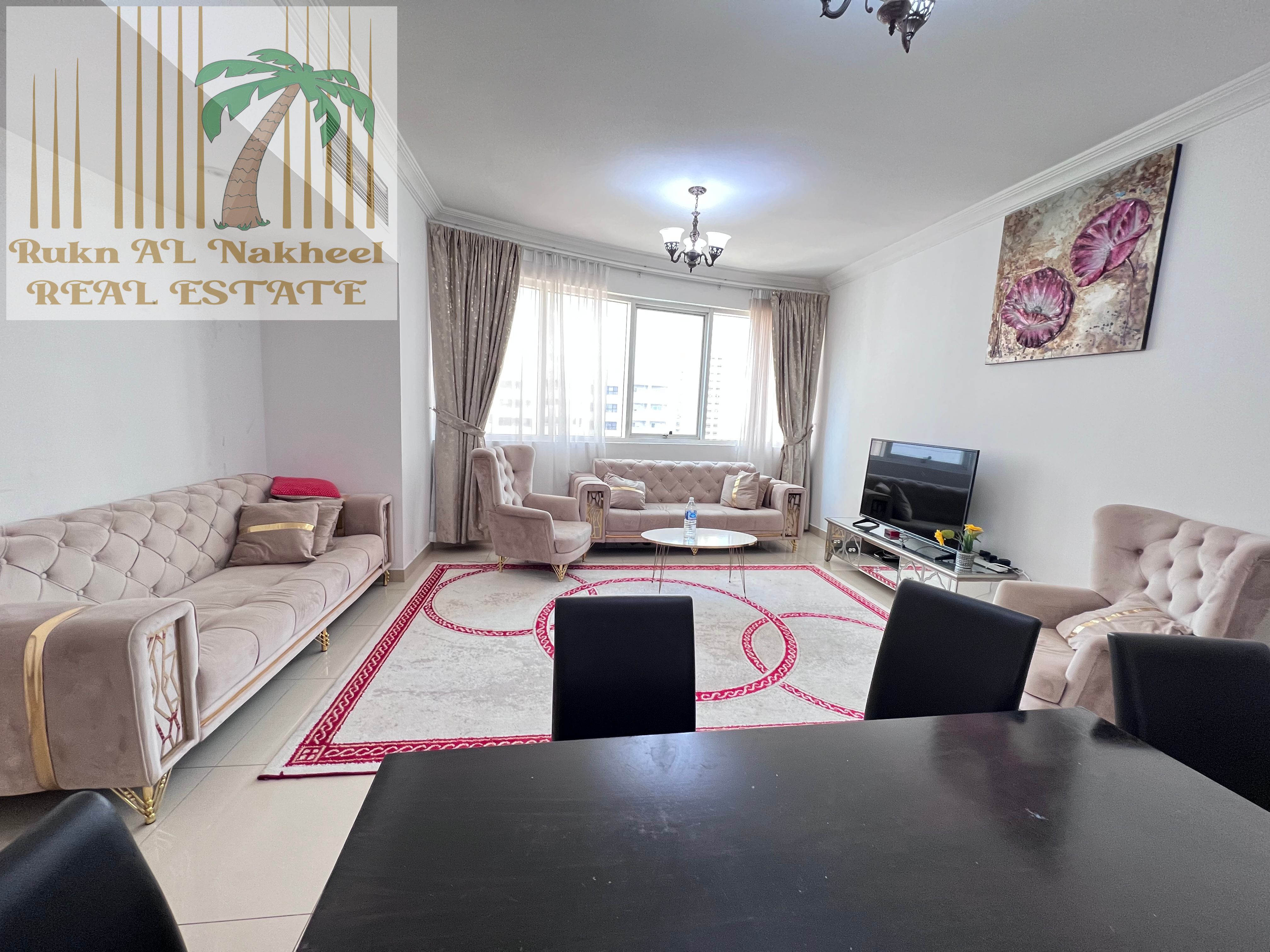 Fully furnished lavish huge 2bhk 2bath open view ready to move in good location for more details & information contact us