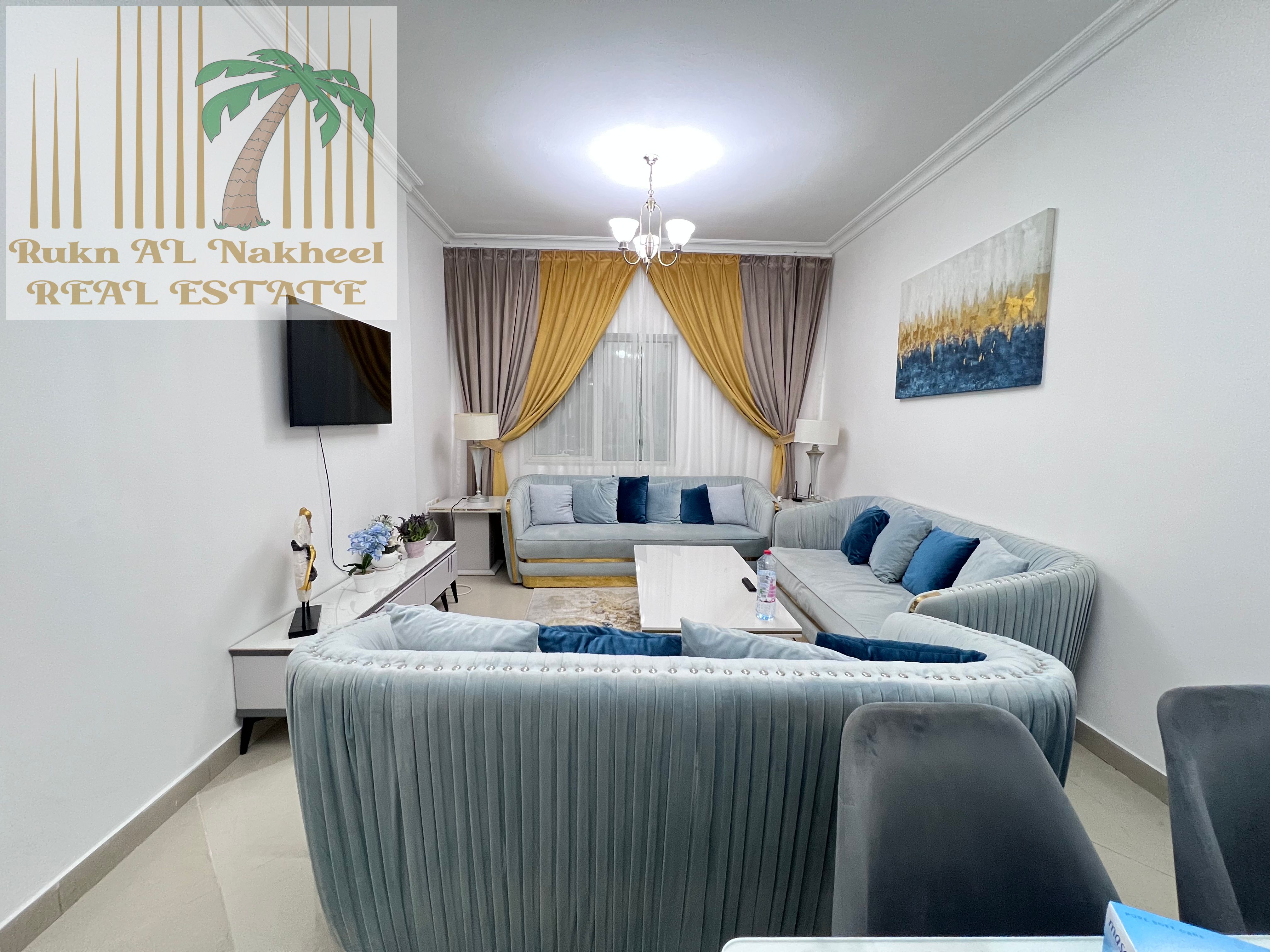 Fully furnished lavish huge 2bhk 2bath with balcony open view ready to move in good location for more details & information contact us