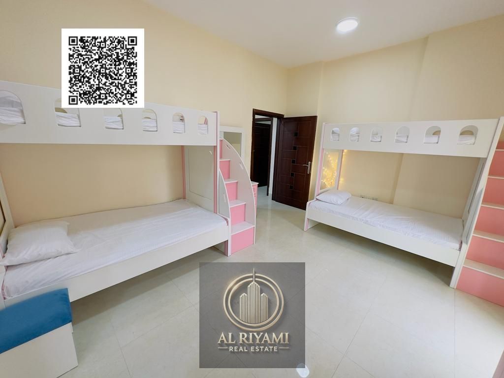 Furnished two-bedroom apartment for rent in Al Rashidiya 3
