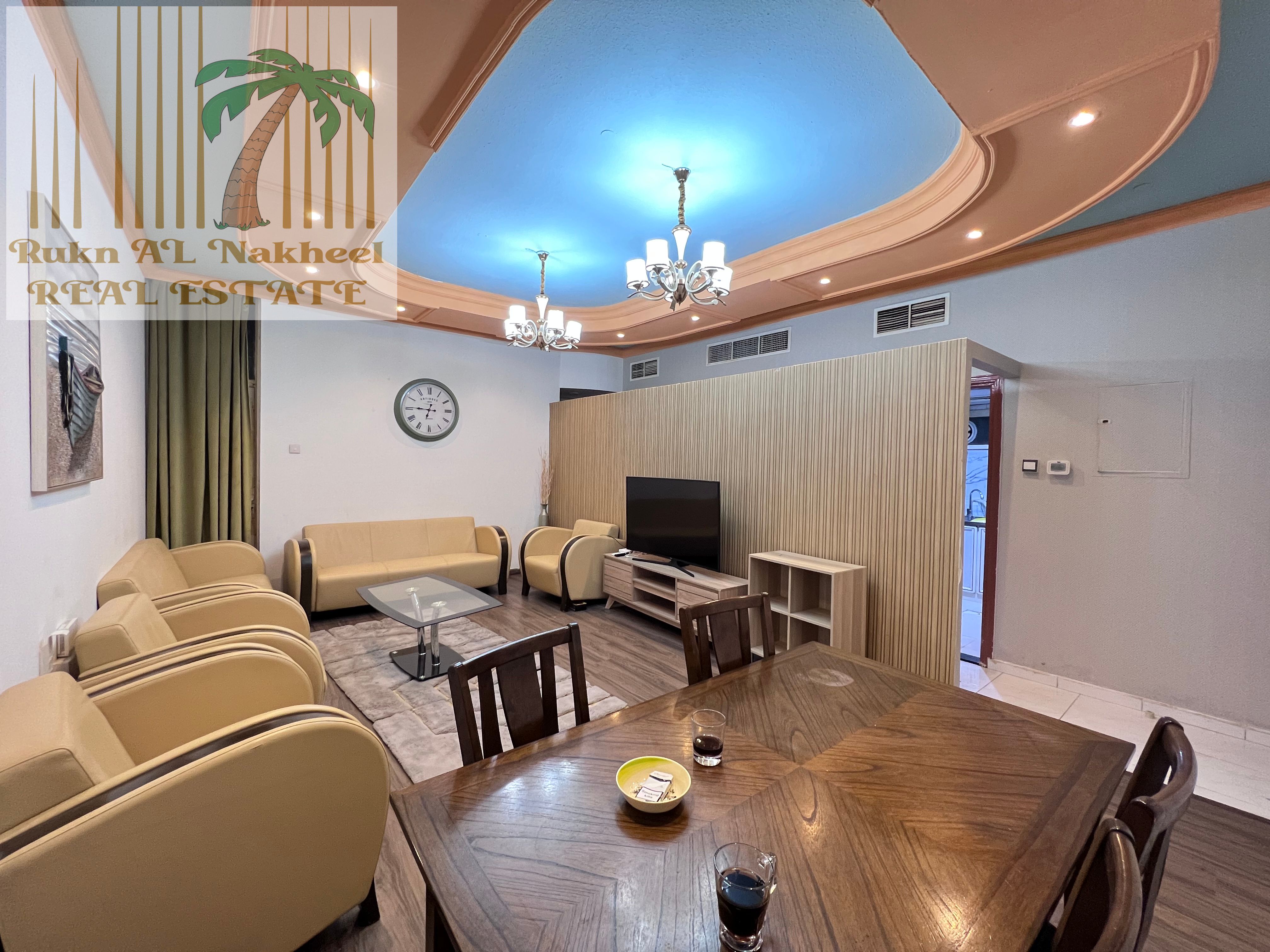 Fully furnished lavish huge 2bhk 2bath with balcony open view ready to move in good location for more details & information contact us
