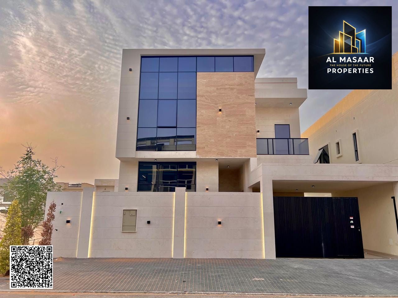 Villa in Al Yasmin area, close to all services, large area, freehold ownership for all nationalities
