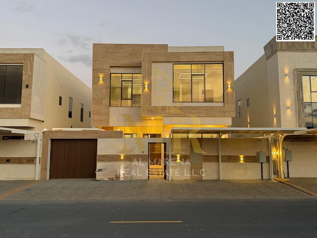 Luxury villa for sale in Al Zahia with spacious area and complete specifications, price negotiable, including electricity and water.