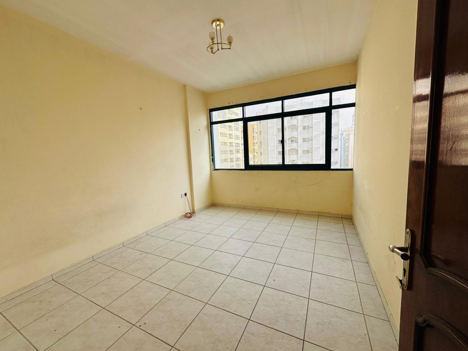 Free A/C | 1BR & living | Spacious | Family building | Open view | Prime location | Easy access to Dubai & Ajman