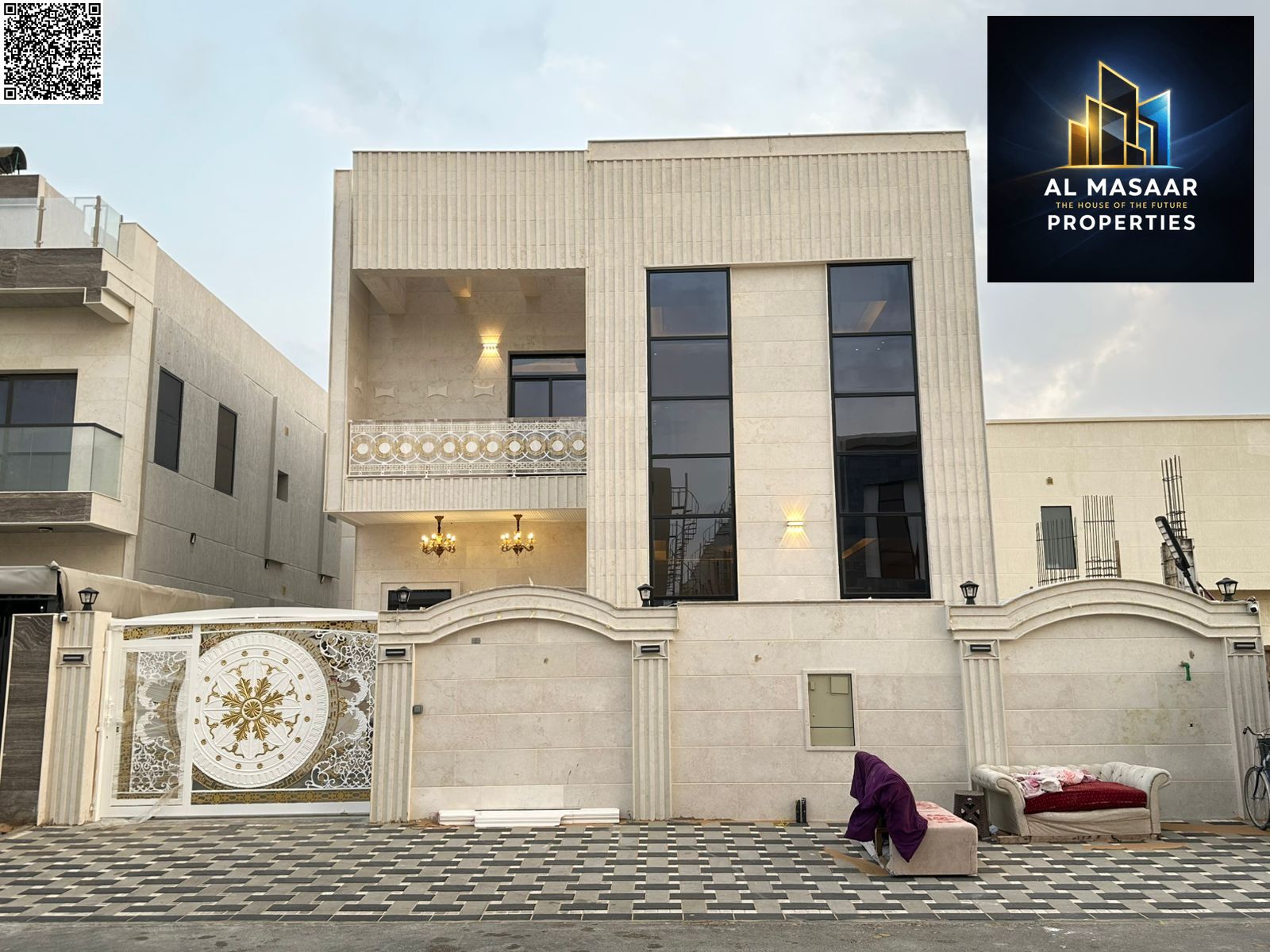A unique opportunity at an attractive price and without annual fees. Own a villa for sale in Ajman. First resident, freehold, super deluxe finishing,
