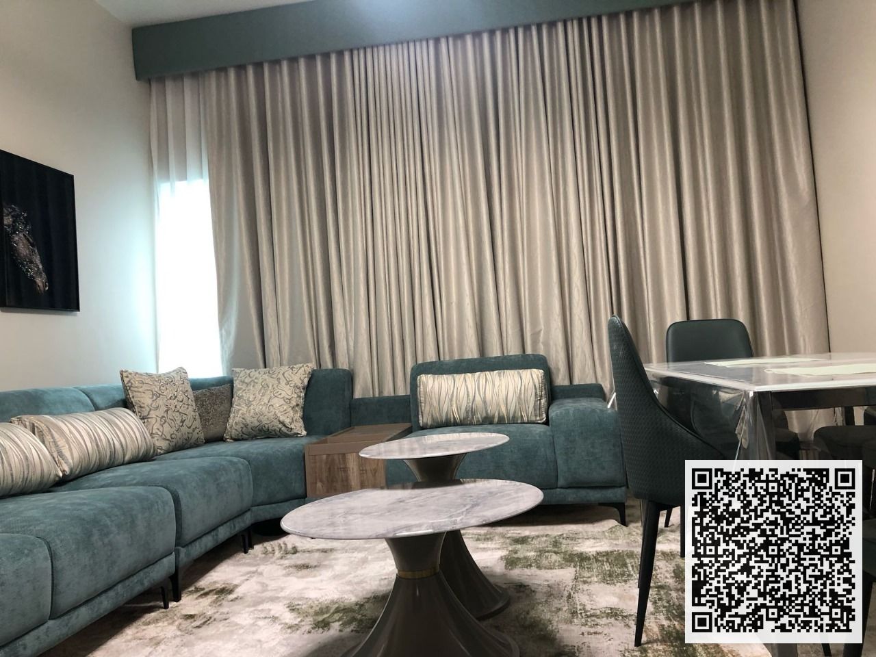 1 Bedroom Apartment for Sale – Orient Tower | Creek View Fully furnished 1-bedroom apartment in Orient Tower, offering a beautiful creek view, ready