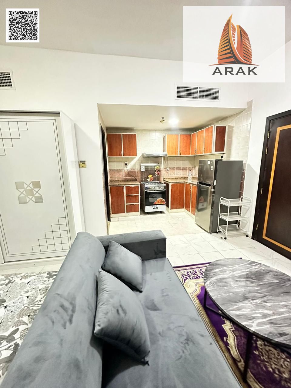 For Rent – One-Bedroom Apartment with Balcony in Al-Rawda