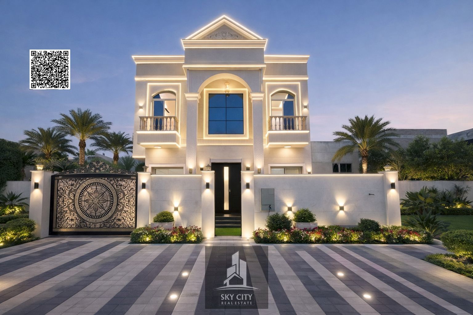 Own a villa now behind Al Qabail Mall! Freehold ownership and lifetime inheritance. A neoclassical villa in Ajman with a 25-meter setback