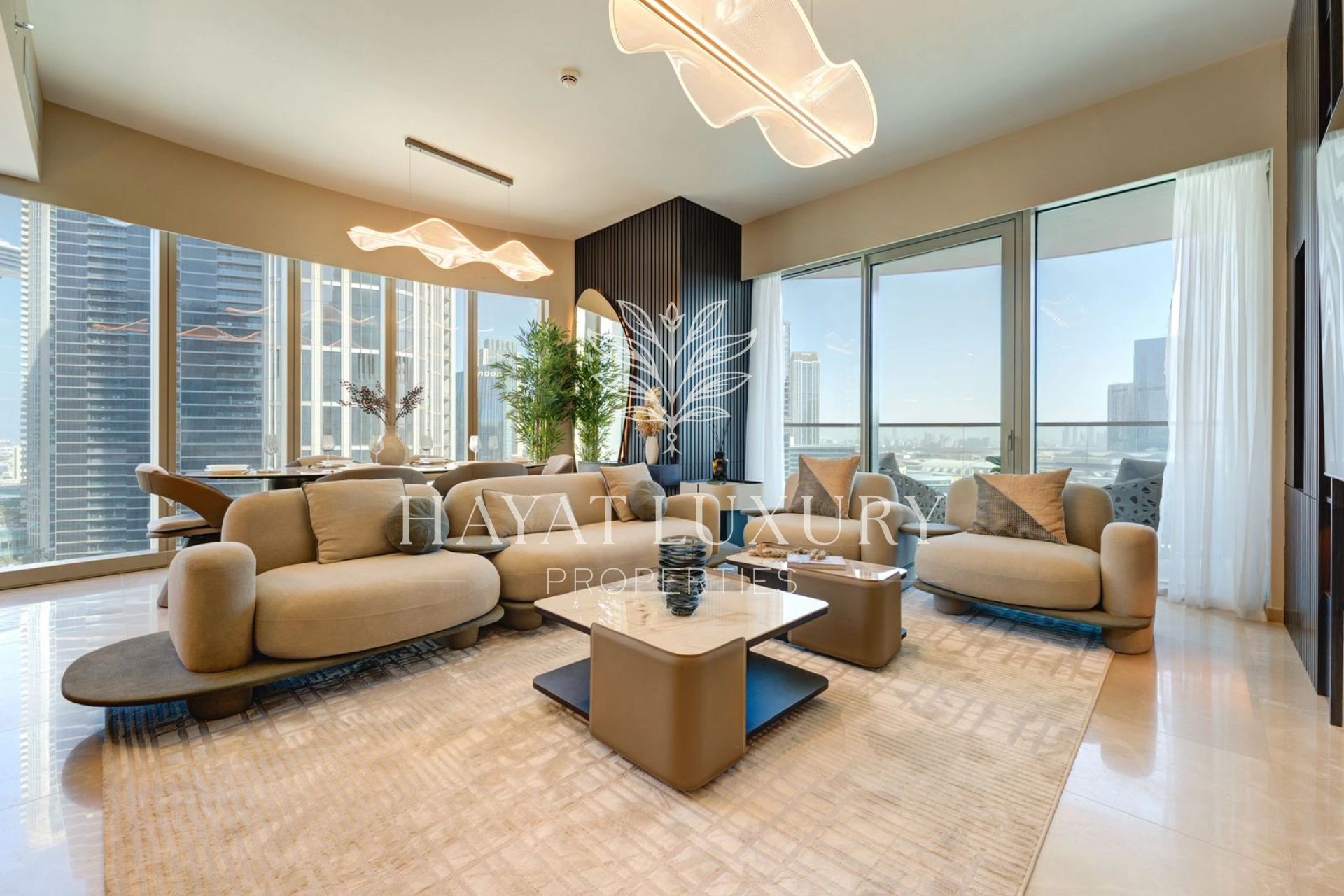 Luxurious 3-BR I Burj Khalifa View I Fully Furnished
