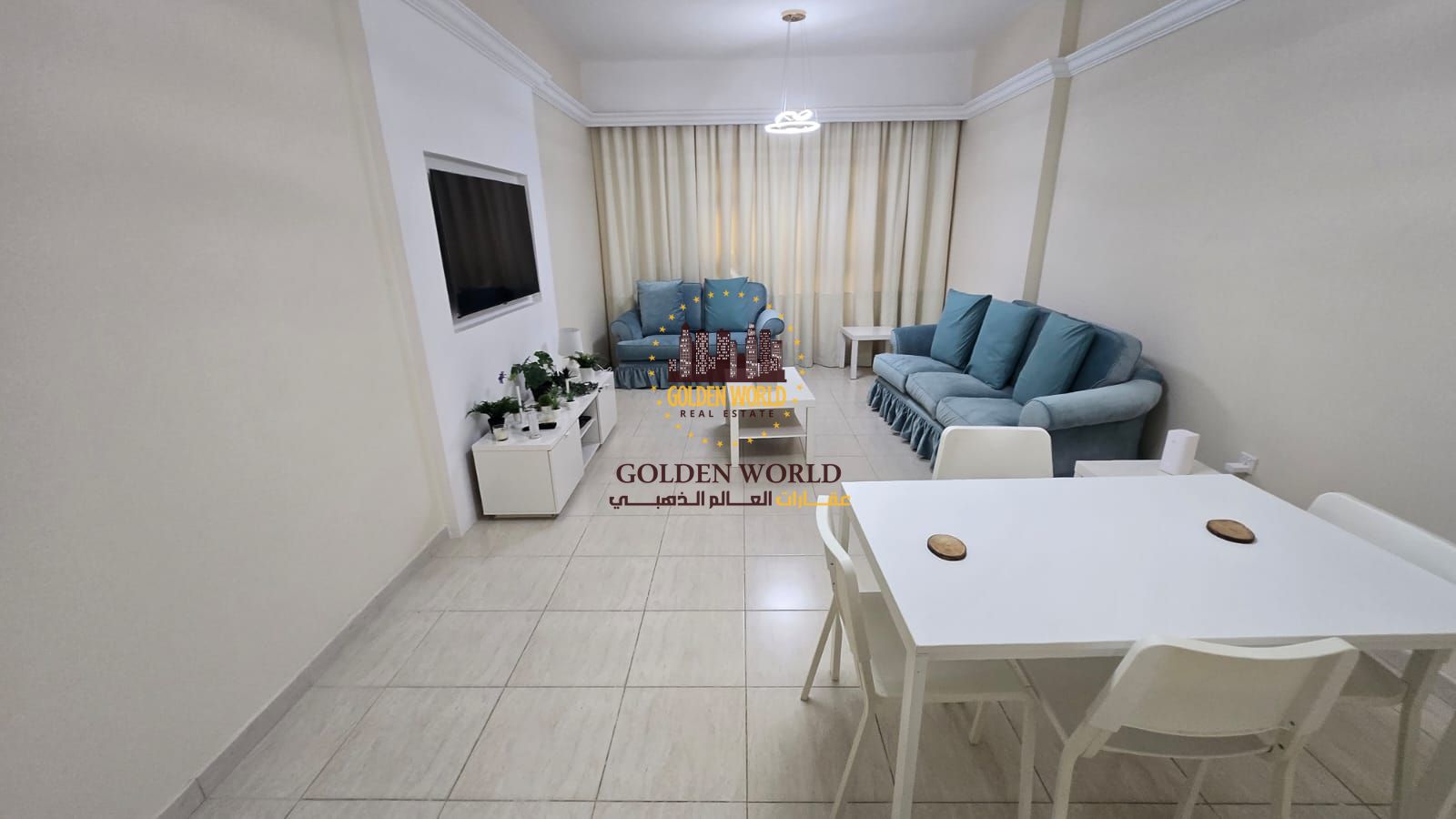 Furnished Two Bedroom Apartment with Balcony, Panoramic View, Nice Finishes and Parking Near Services