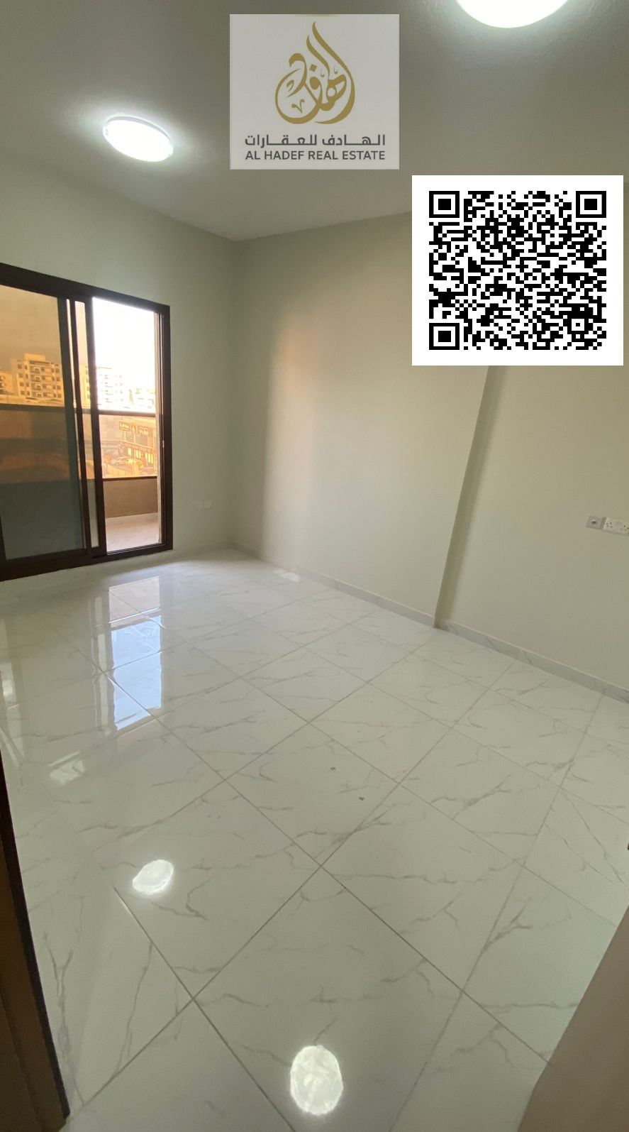 For Annual Rent: 1 Bedroom Apartment with Balcony, 2 Bathrooms & Master Bedroom with Built-In Wardrobe in Al Rawda 1 Near Al Hamidiya Police Station L