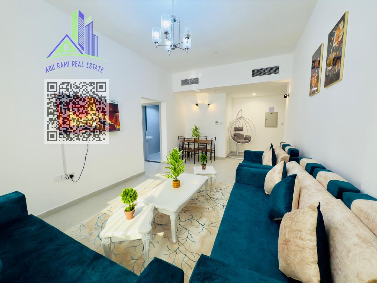 1bhk-Monthly furnished VIP - Ajman Corniche - New building and furniture - Prime location - Steps from the sea - Behind Berlin Cafe