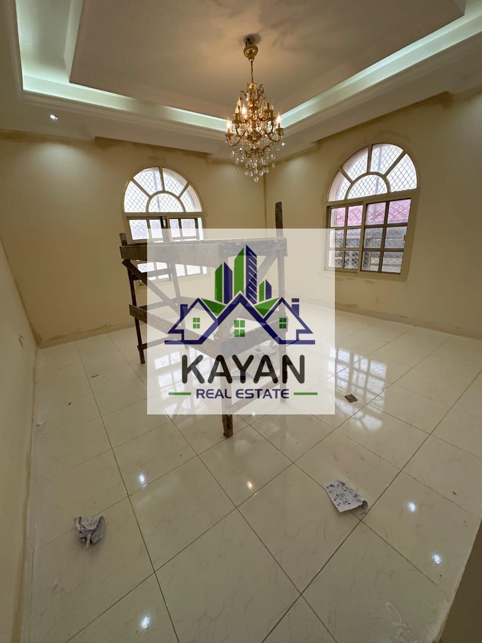 Villa for rent in Al Salama - 4 bedrooms and a living hall- private yard, a maid’s room