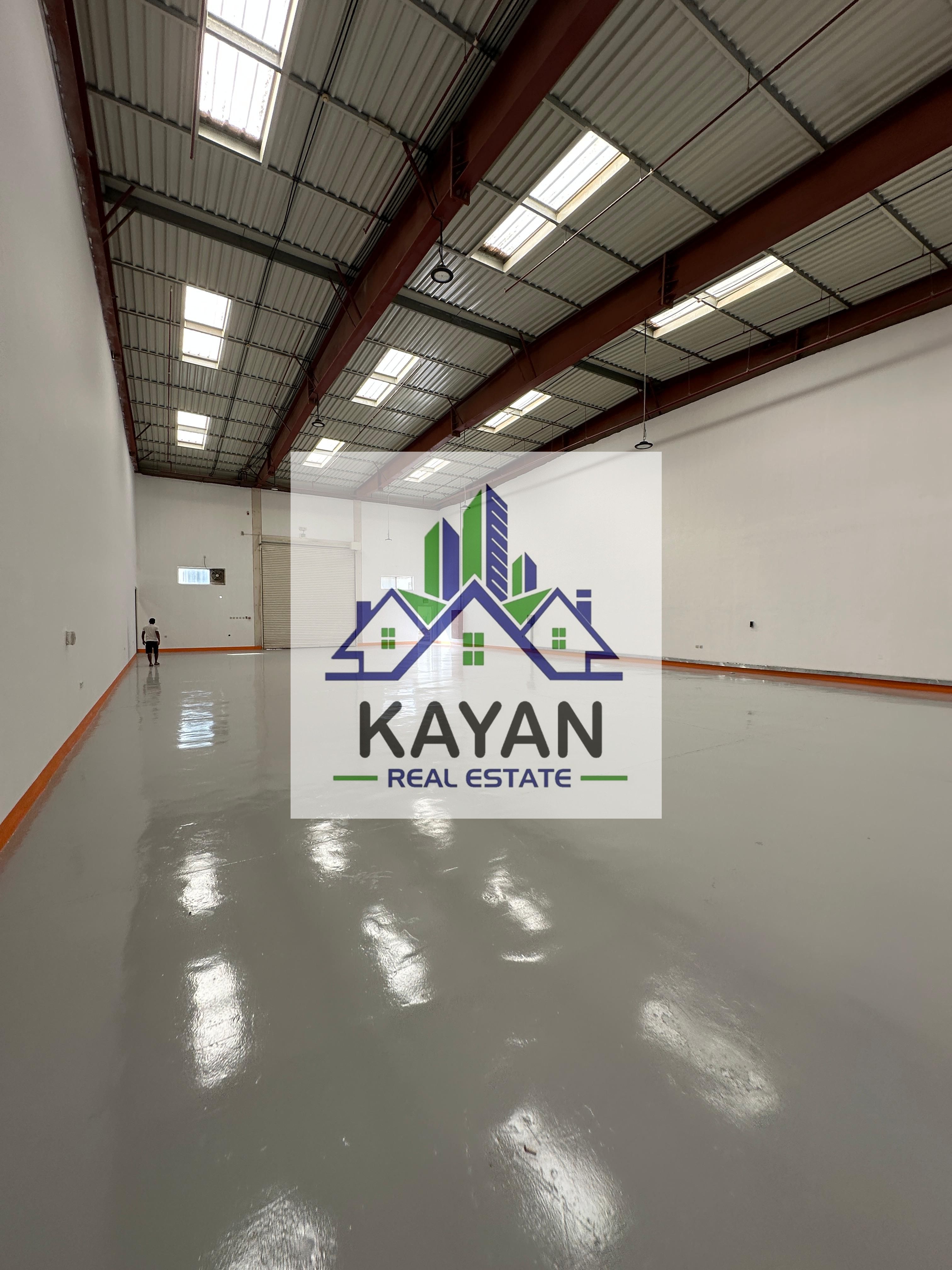 warehouse for rent with a total area of 5,000 sq. ft - 80 kW power - industrial and commercial activities