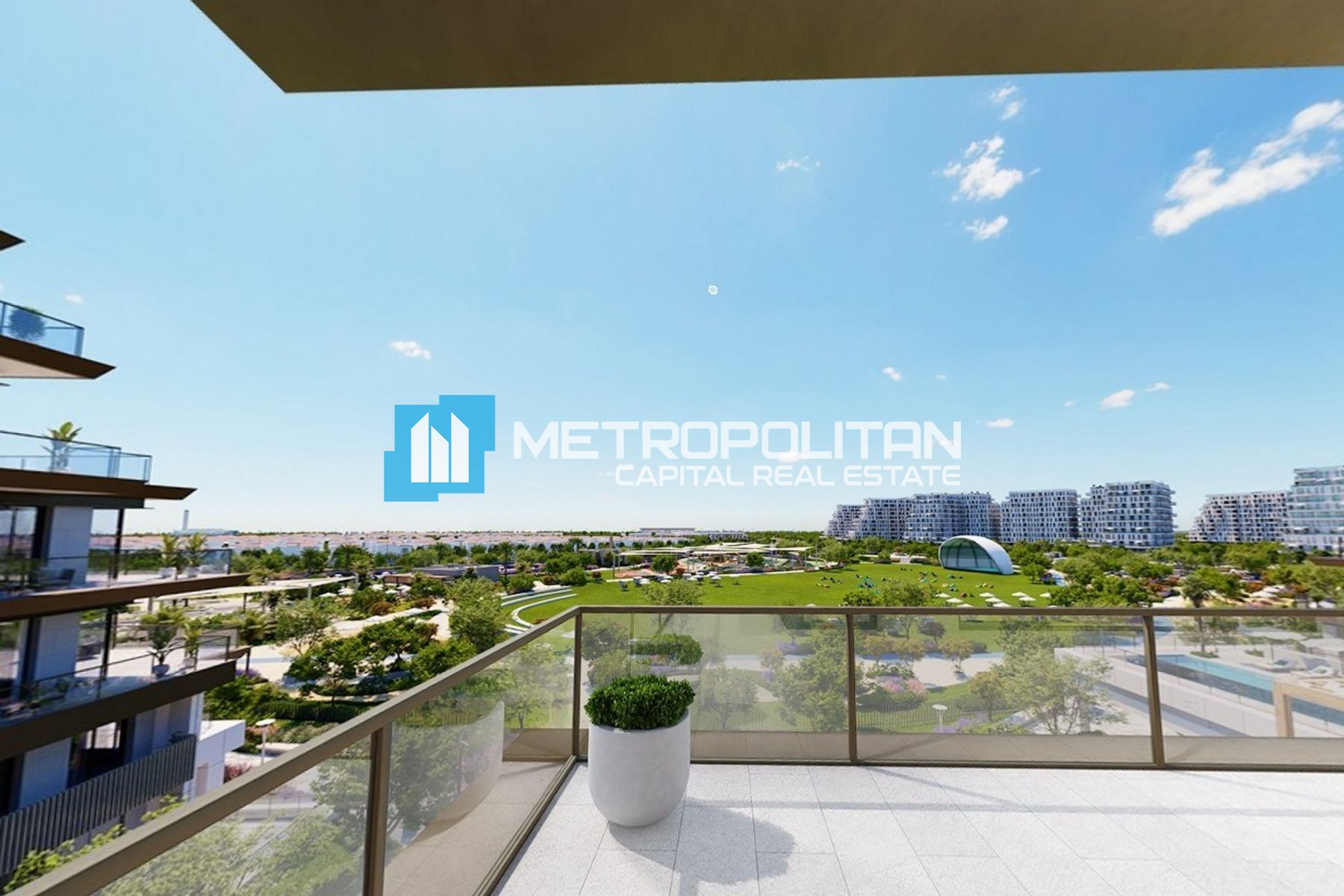Corner 3BR+Maids |Huge Balcony| Pool and Park View