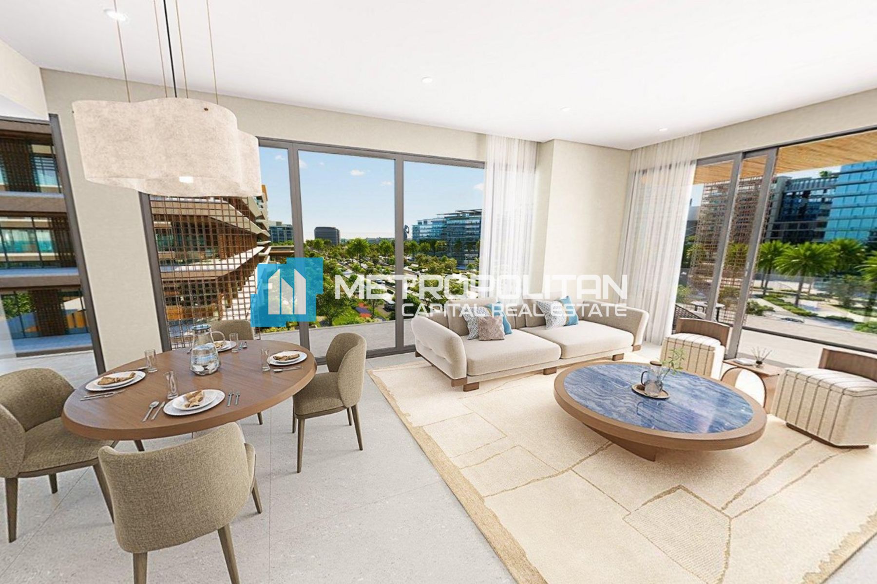 Corner 1BR | Partial sea view | Waterfront Living