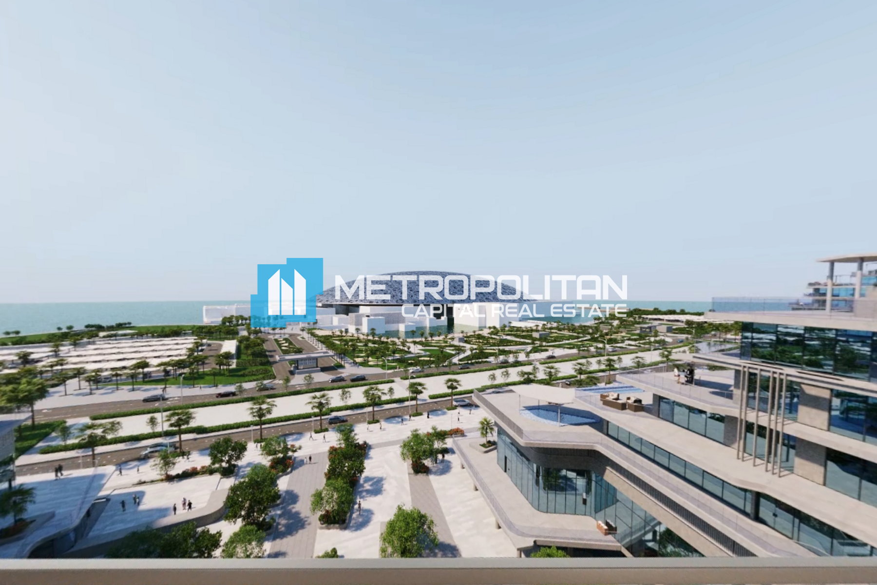 Louvre Museum and Sea View|2 Bedroom with Balcony