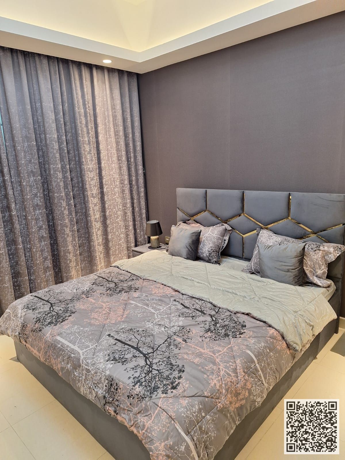 The most luxurious 1 room and hall, with balcony open view, Fully Furnished New, With a gym, swimming pool, and private parking.