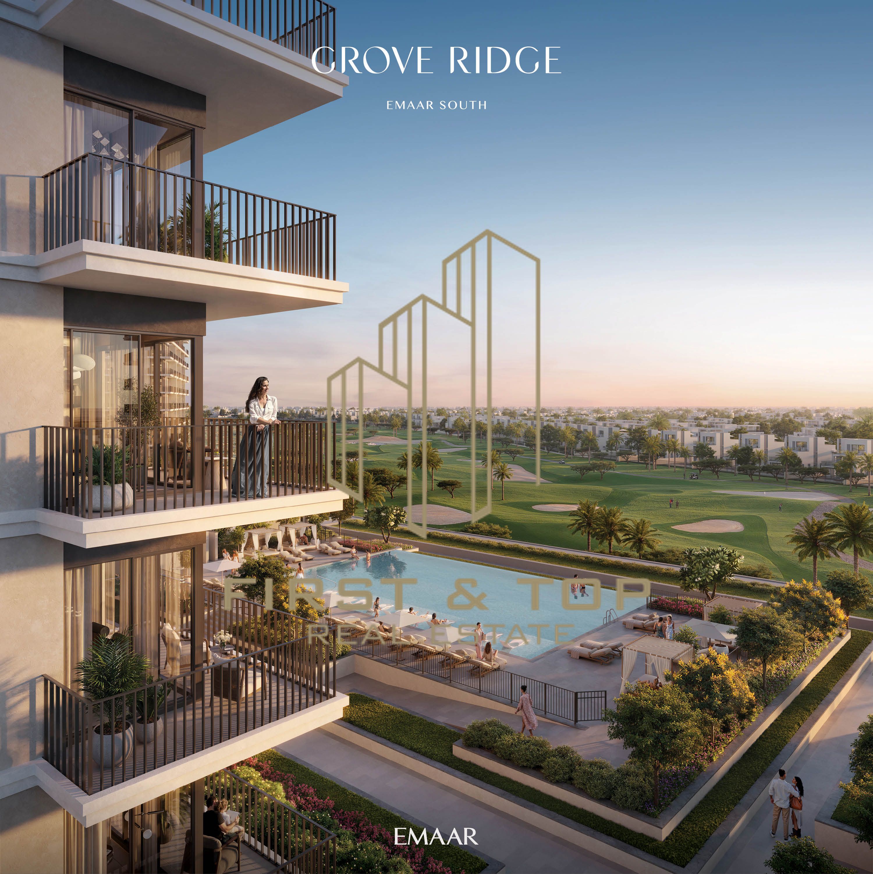 Prime Luxury Apt | 2 BR Stunning Layout | Golf Community | 10% DP | NO Commission