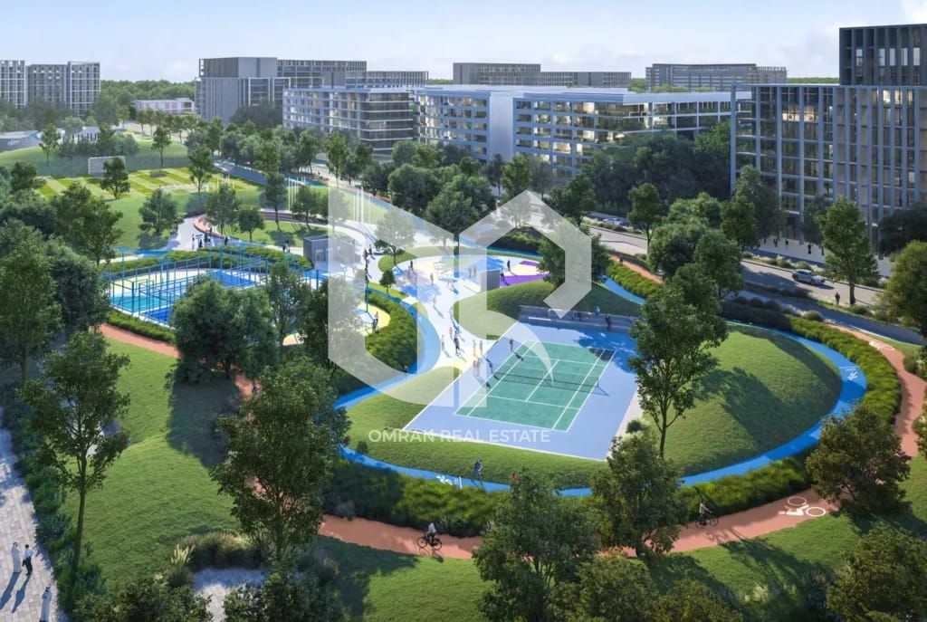 Apartment for sale in Aljada, Sharjah, with a very distinctive view at a reasonable price.