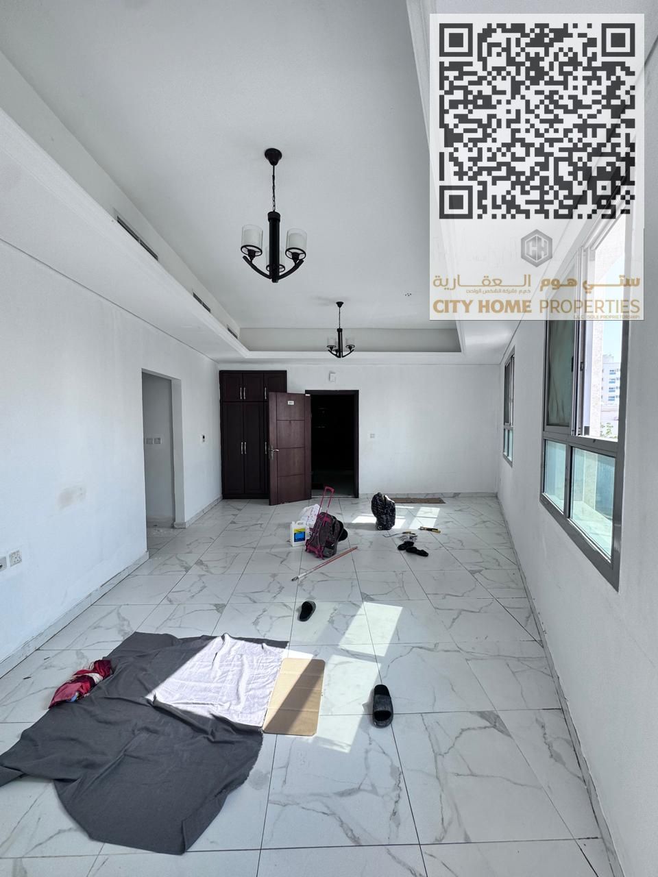 Spacious Family 2-Bedroom Apartment for Rent in Al Nuaimiya 1 – Master Room, Balcony, Central AC & Central Gas in a Prime Location Near Dubai Exit