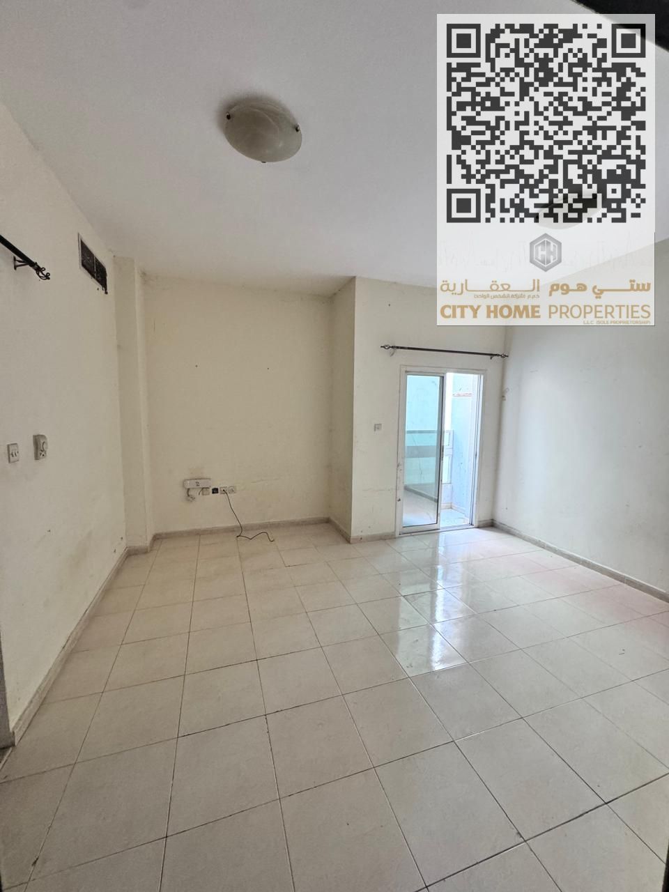 Annual Studio for Rent in Al Nuaimiya 2 – Prime location on King Faisal Street, with a separate kitchen, balcony with a nice view, central air cond