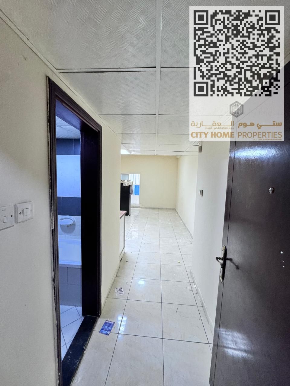 Studio for Annual Rent – Al Rawda 1 | Ajman Studio with good space Central Air Conditioning Balcony Prime location close to Dubai