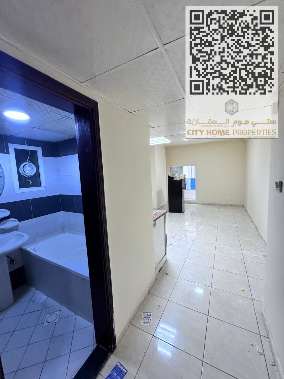 Annual Studio for Rent in Al Rawda 1 – Balcony & Central AC Near Dubai Exit