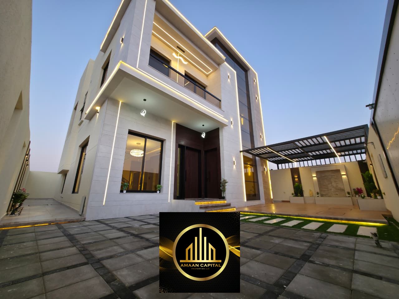 A luxurious and distinctive villa for sale in Ajman, Al Helio 2 area