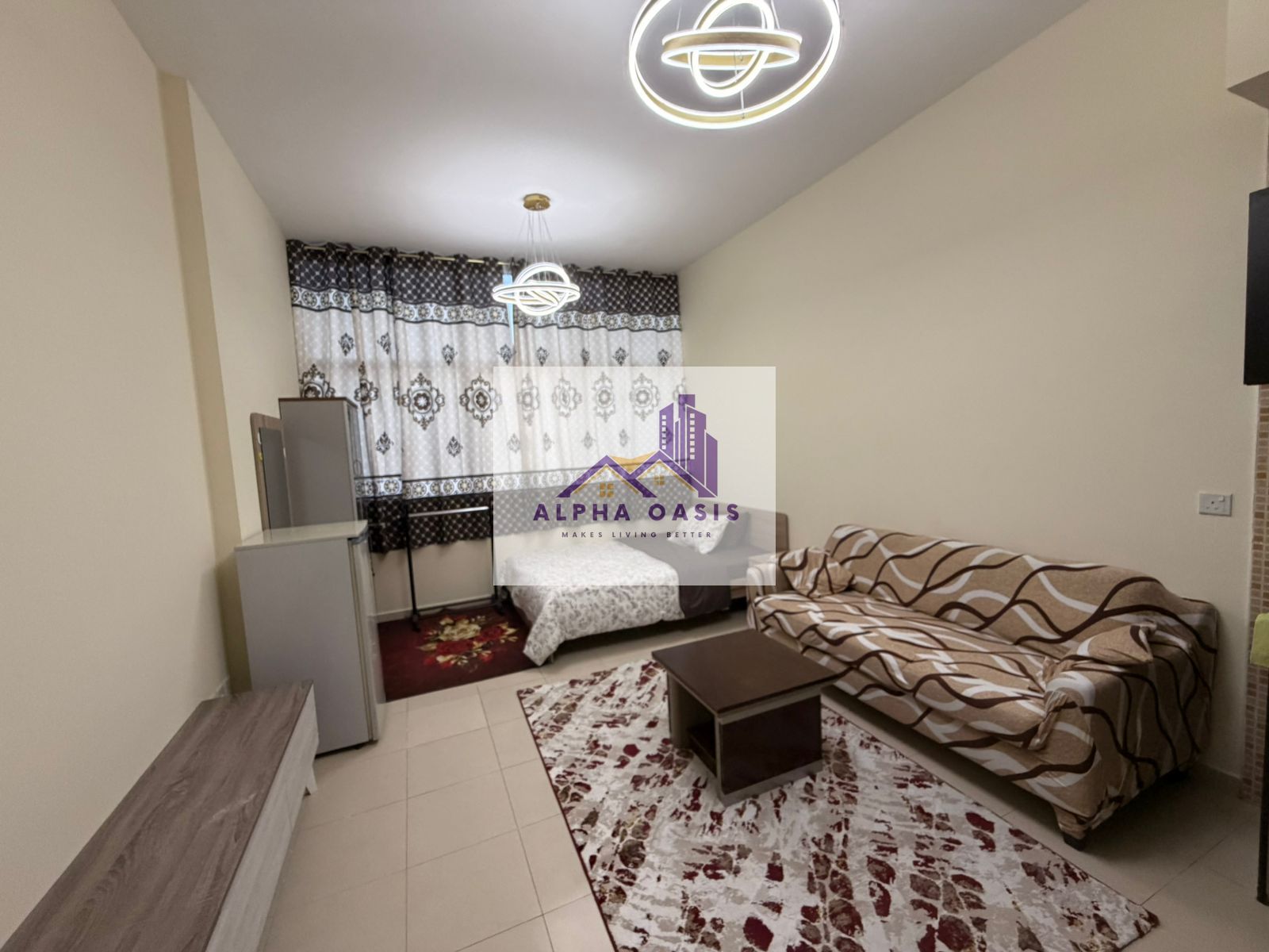 READY TO MOVE FULLY FURNISHED LAVISH STUDIO | MONTHLY RENT 5K/ANNUAL RENT 60K (DEWA & INTERNET INCLUDED) | PRIME LOCATION