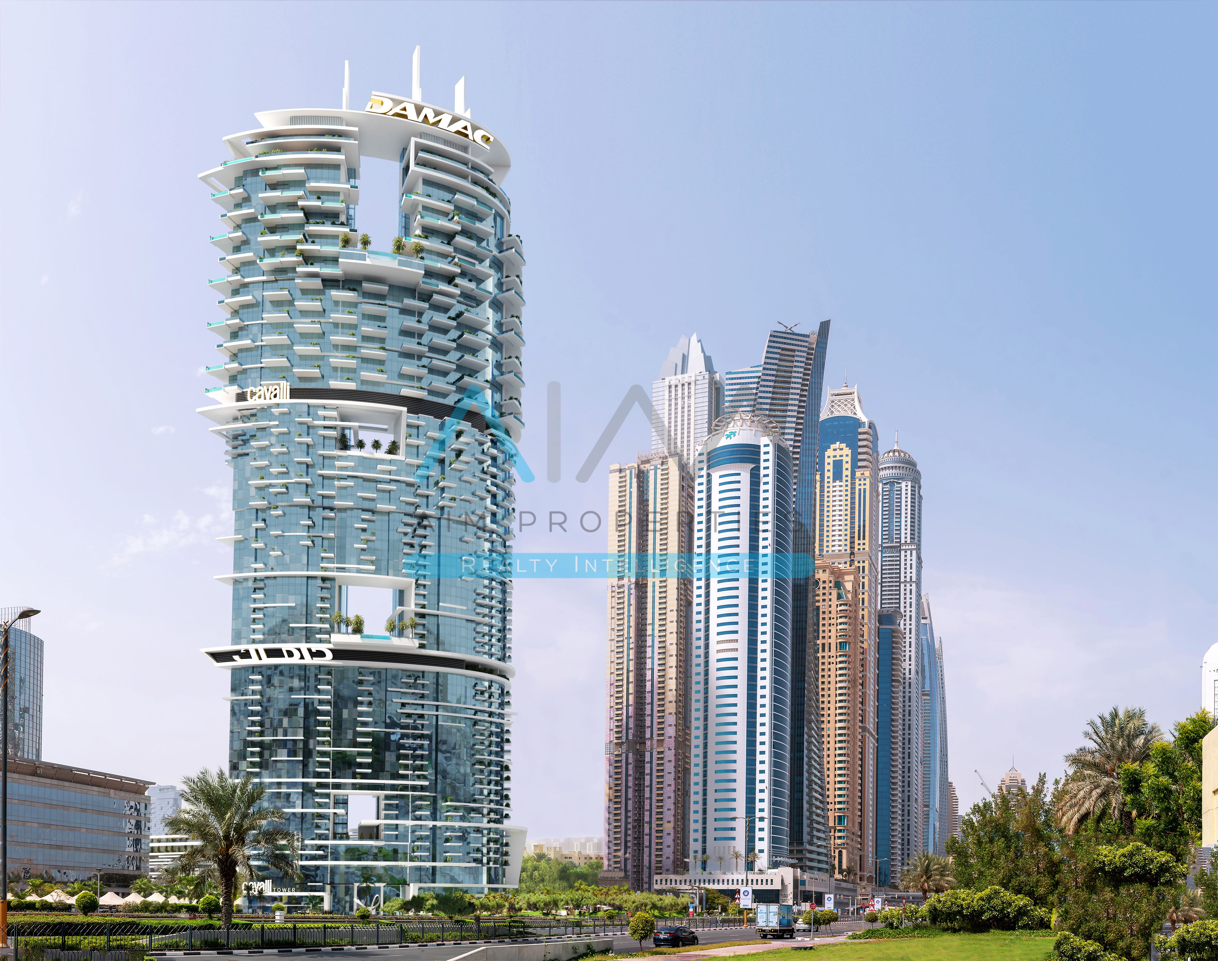 ULTRA LUXURY CAVALLI TOWER DUBAI MARINA SPACIOUS 1BHK FOR SALE