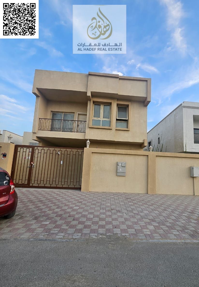 Spacious Five Master Bedrooms Villa for Rent in Al Zahya Ajman Citizen Electricity Private Yard External Setback Prime Residential Location