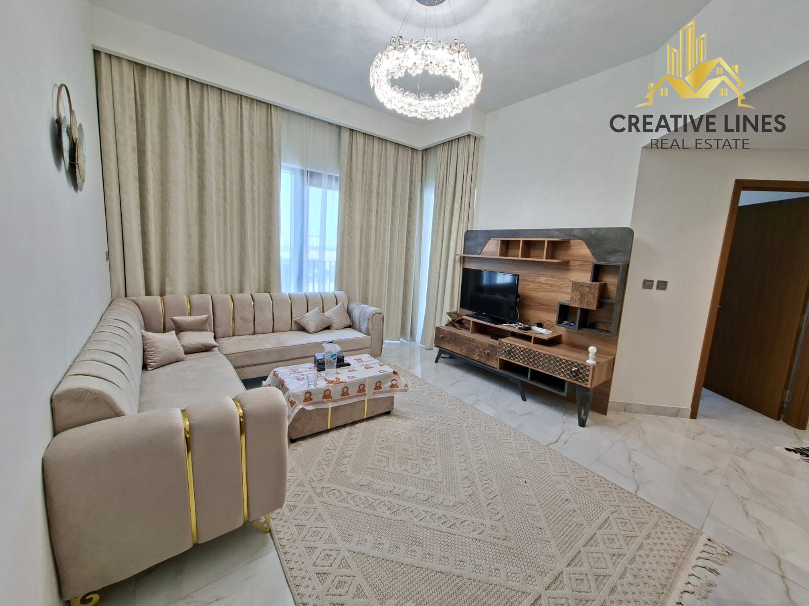 Luxury Furnished 1BHK For Rent in Azizi beach Oasis,| Flexible Payments| Chiller Free
