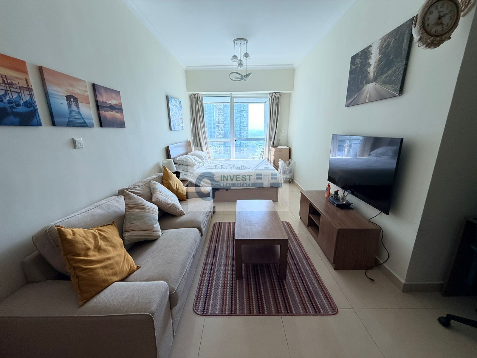 FULLY FURNISHED : BALCONY : READY TO MOVE IN