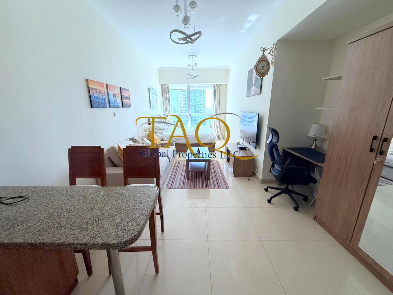 Fully Furnished, Extra-Spacious Studio with Separate Laundry, Storage & Office Space