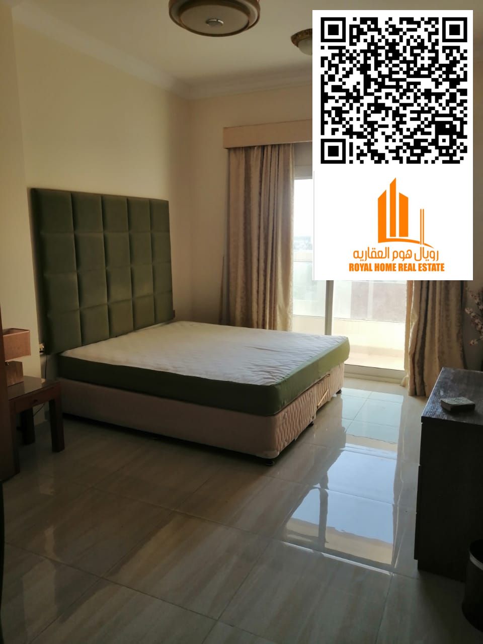 Fully furnished studio in Al Jurf2 with clean furniture and free internet, in a strategic location near public services, ideal for families and comfor