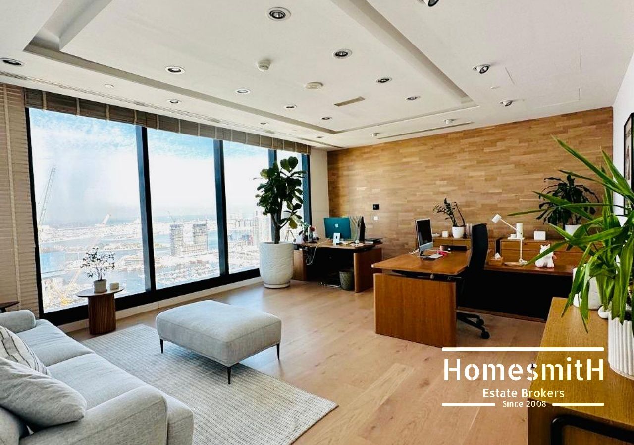 SEA VIEW | Full Floor | Fitted | Dubai Marina |DED