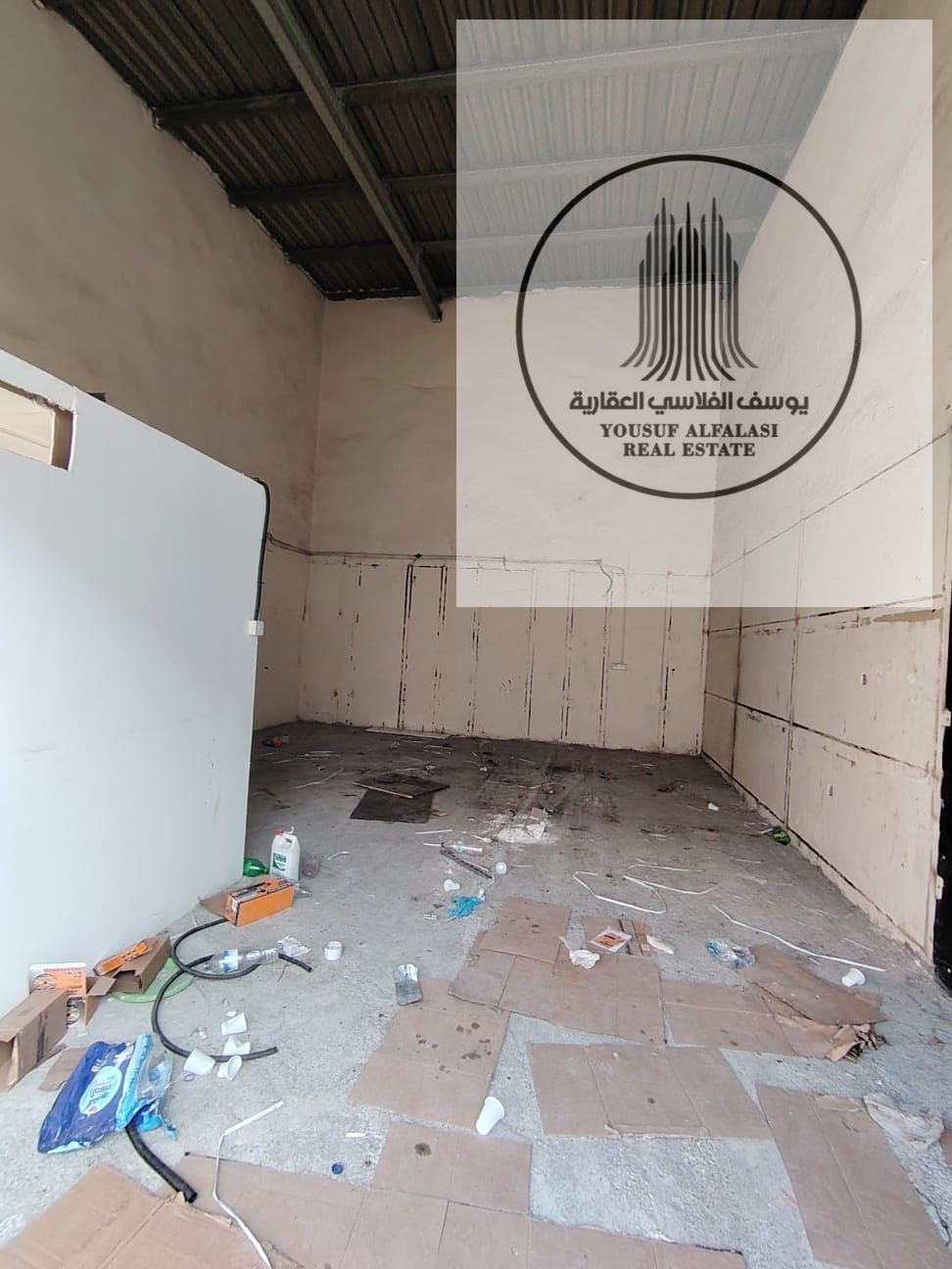 Warehouse for rent in Ajman Industrial Area | Warehouse with office and flexible options, 800 sq ft, 12kW electricity
