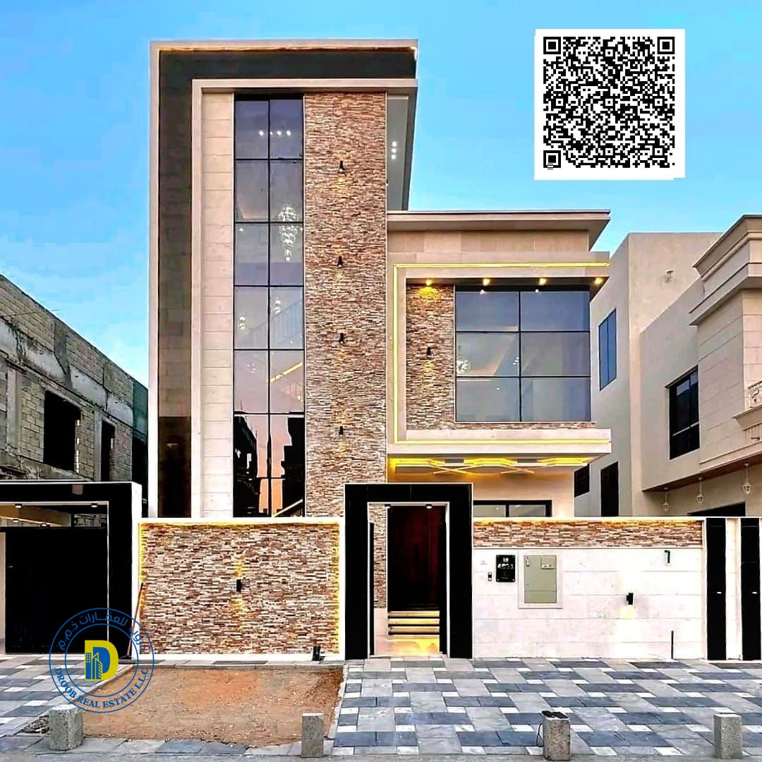 Luxury villa in Al Yasmin, 5 rooms with panoramic views, embodying a sophisticated lifestyle.
