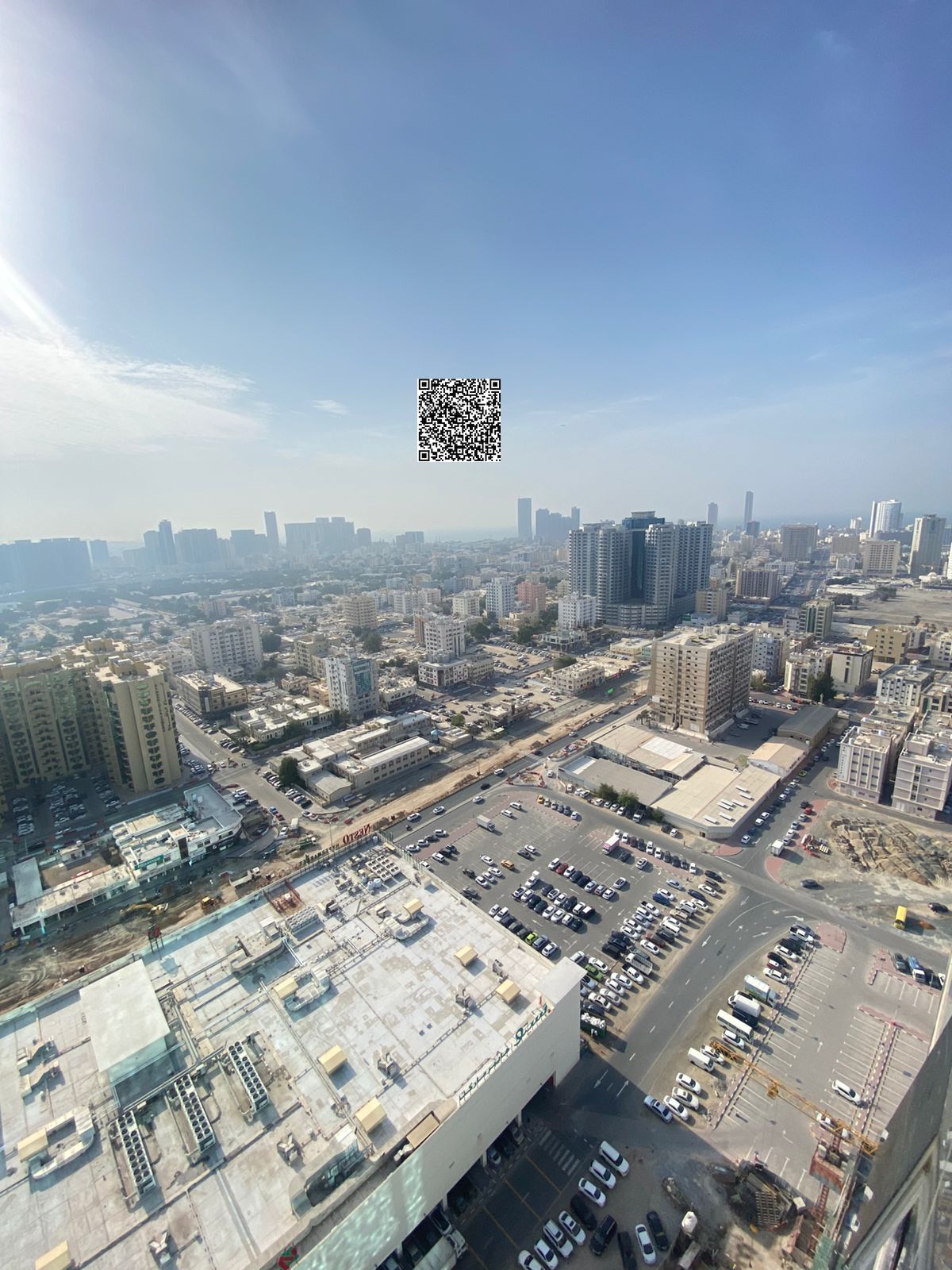 One bedroom and living room apartment for sale in Tower Al Waha. Vacant and ready for immediate occupancy. 880 sq ft, 2 bathrooms. Cash only.