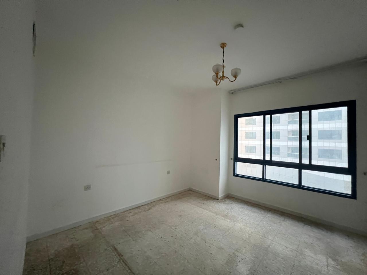 For annual rent: 3BR + hall in Al Majaz 3, central AC