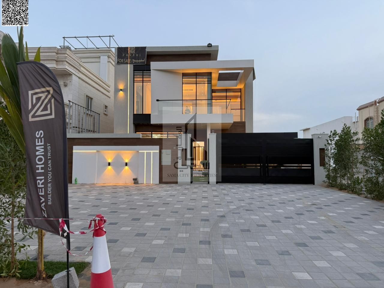 Villa for Sale in Al Muwaihat 1 • 5 Master Bedrooms • Majlis with Bathroom • Living Room with Bathroom • Main Kitchen • Maid's Room • Large Setb
