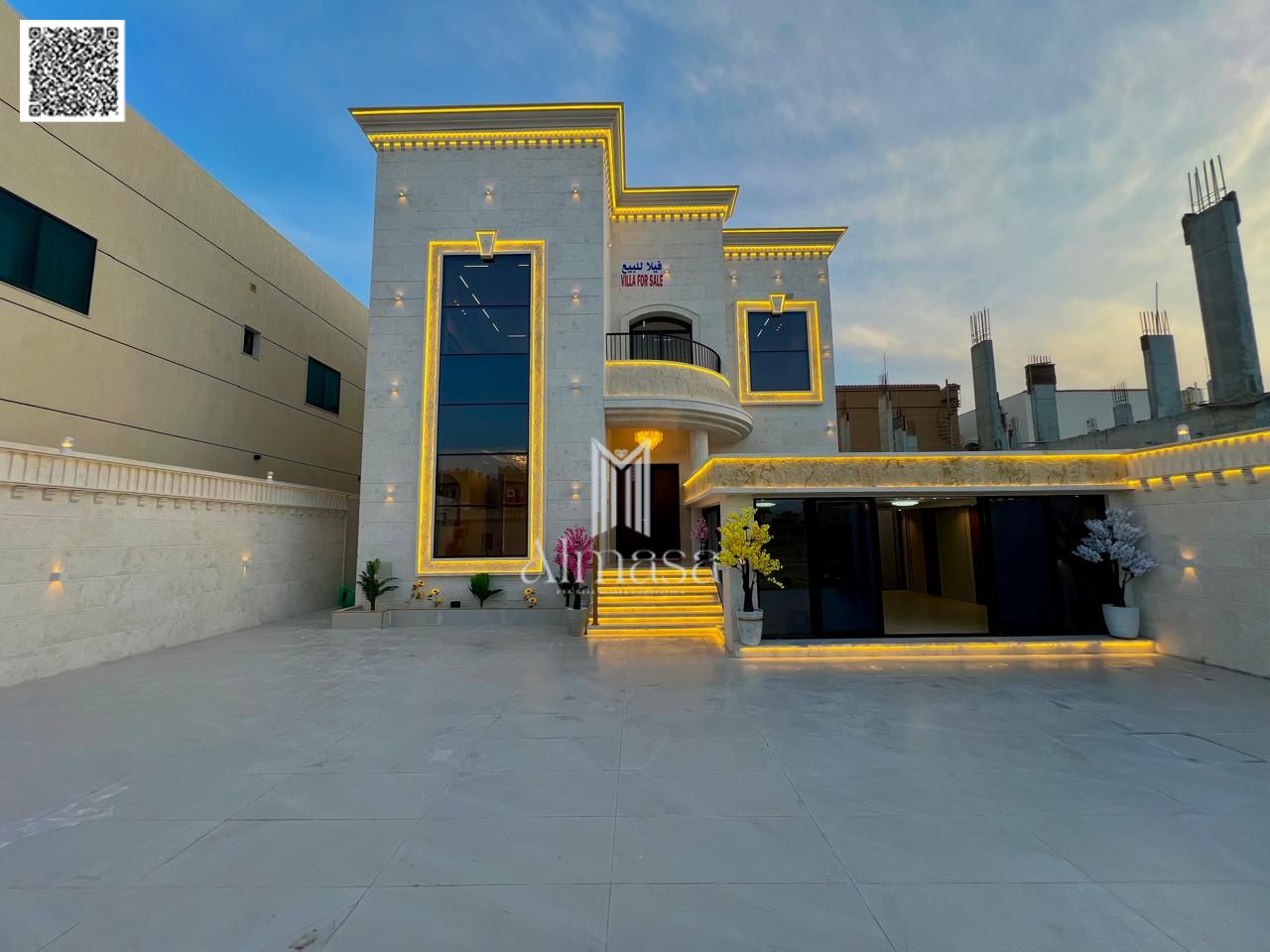 Residential & Commercial Villa for Sale – Al Mowaihat on a Prime Main Road