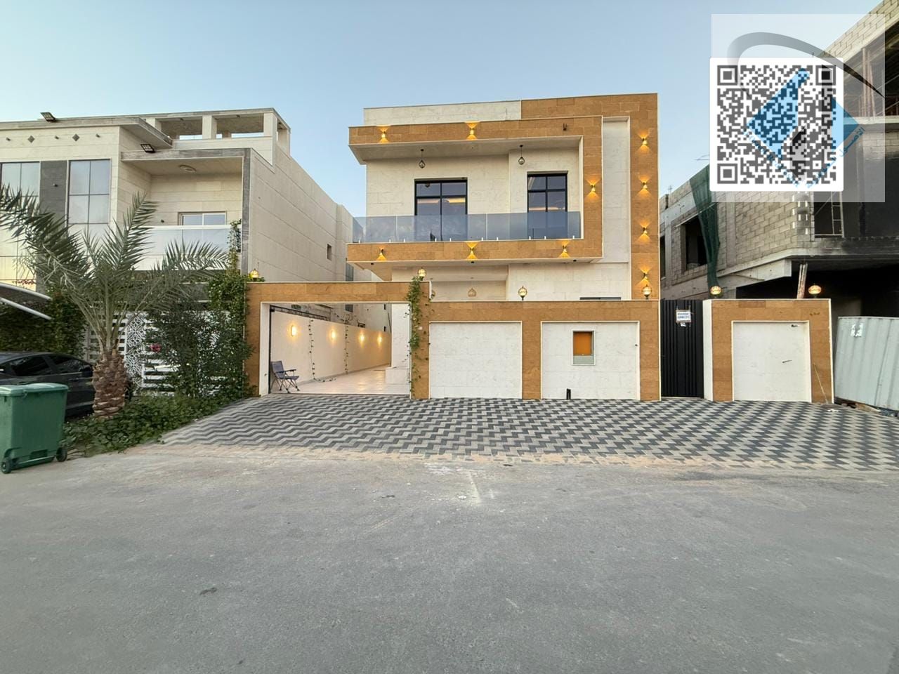 A fantastic opportunity for living or investment: a villa for sale in the Al Yasmin area, a prime location directly opposite the mosque and close to a