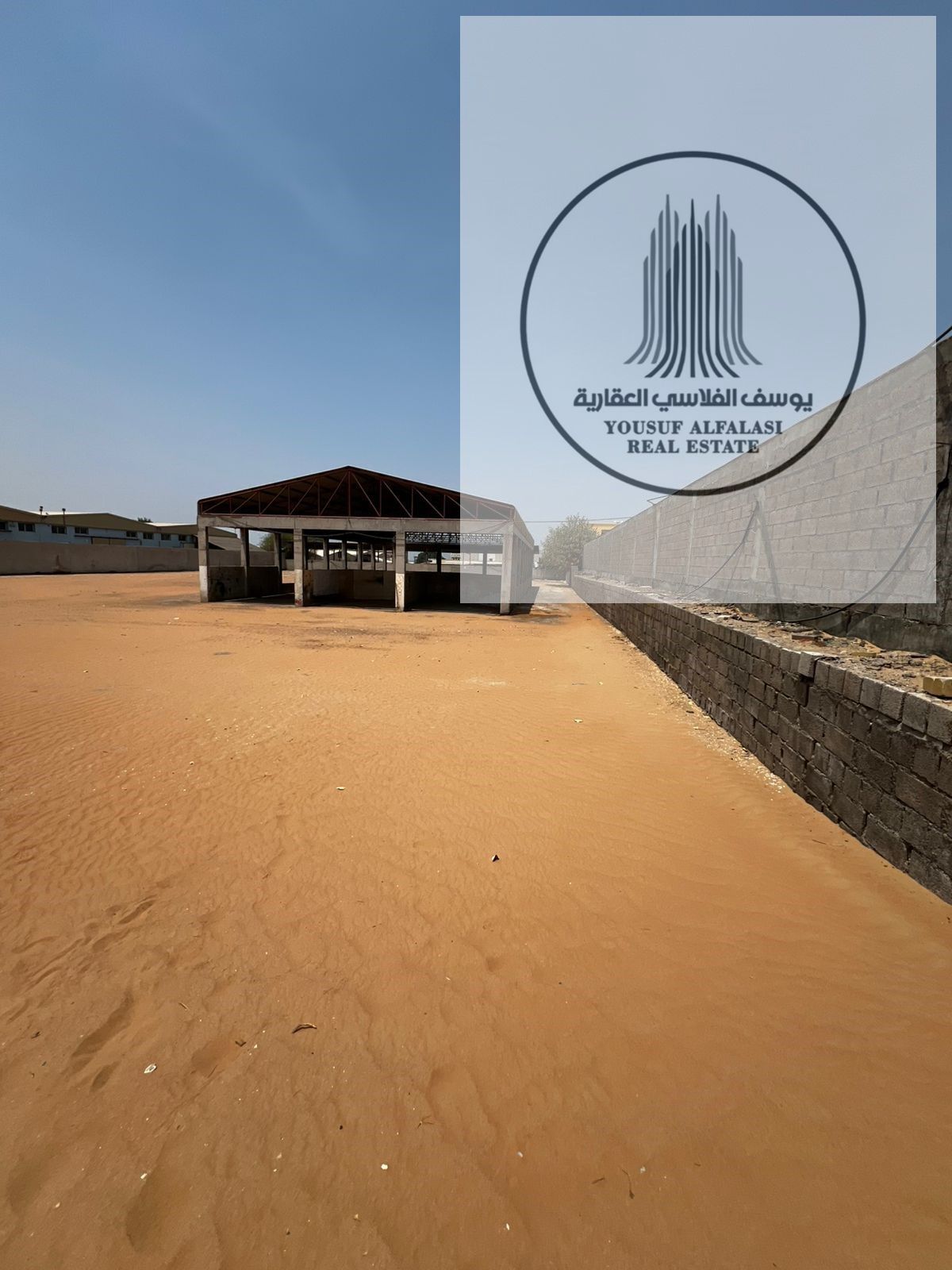 Premium Yard for Annual Lease | Workers’ Accommodation + Shop + Shaded Area – Large Plot