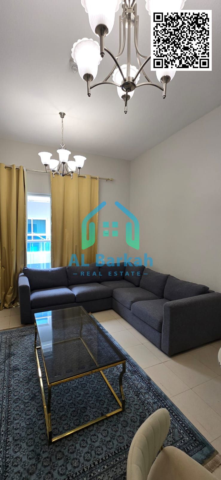 A fully furnished one-bedroom apartment in City Towers, featuring a stunning view. High‑quality finishing, modern furniture, and a prime location clos