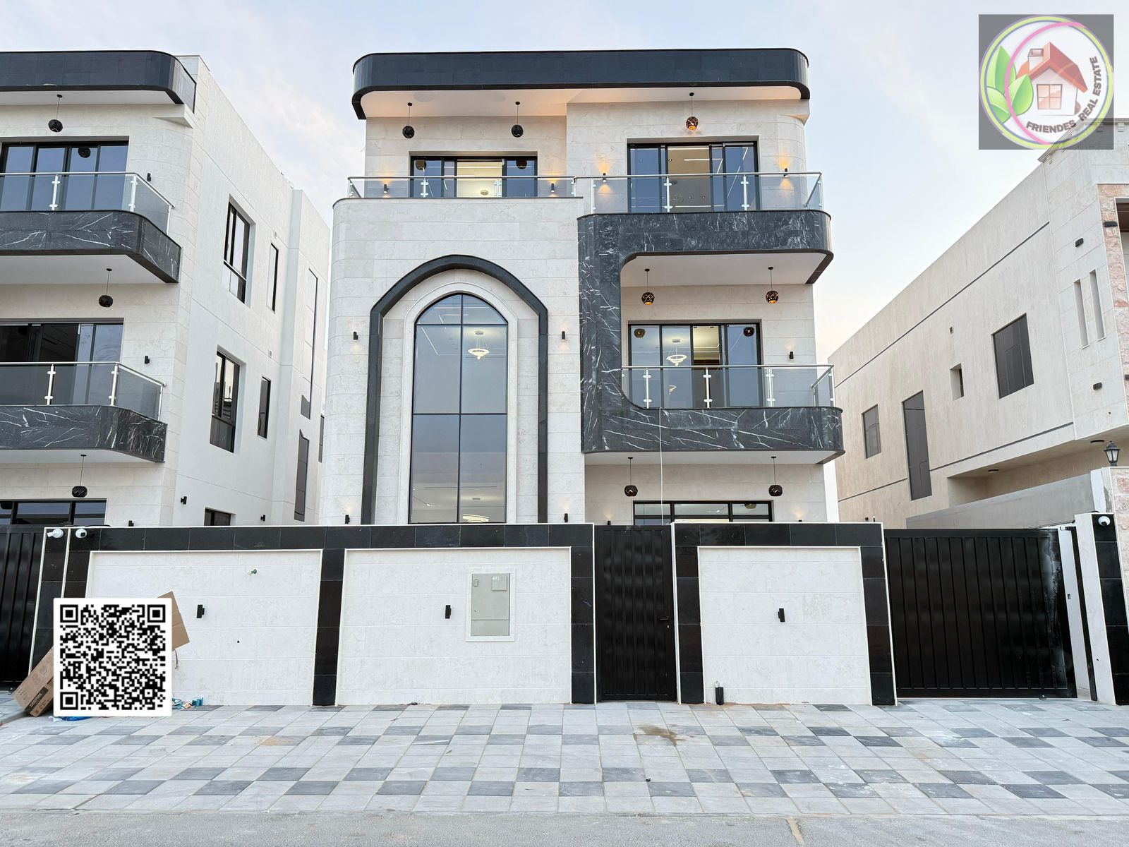 Luxury villa - strategic location - ground floor, first floor, and roof - registration and ownership fees included - high-quality finishes