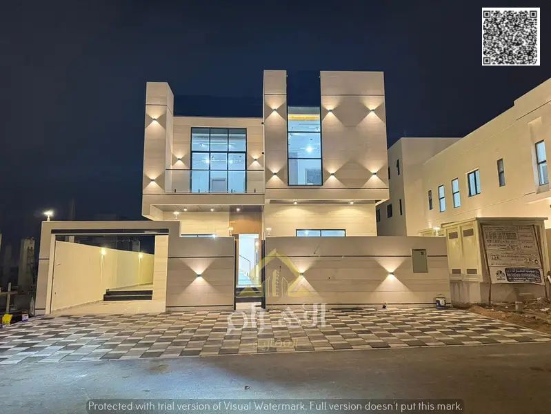 One of the most luxurious villas in Ajman for sale in a prime location, including registration and ownership fees