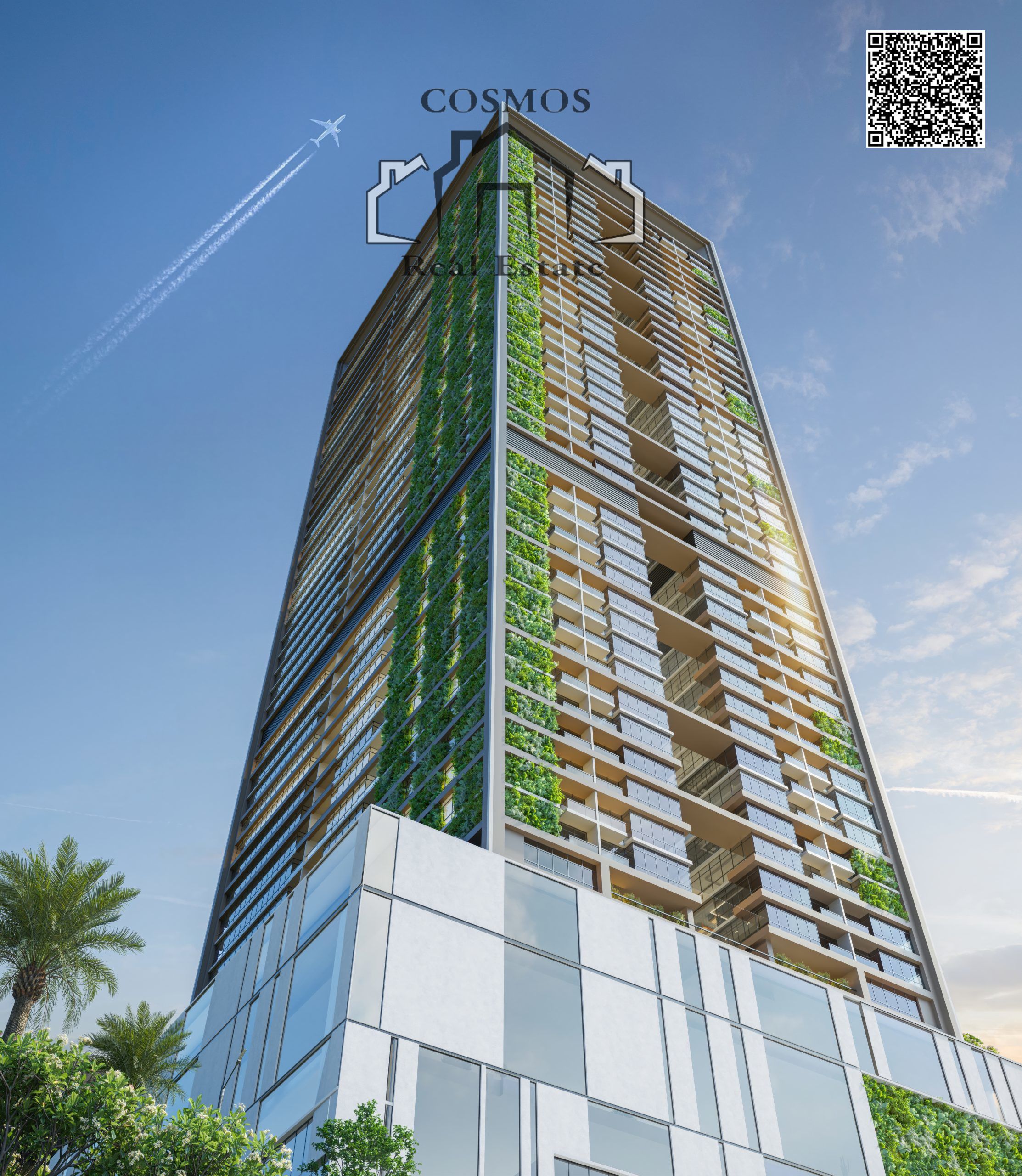 2BHK Apartment | Sky Gardens Tower | Modern Green Living