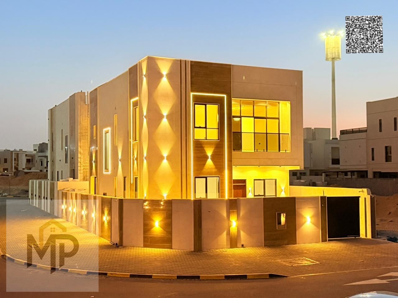 Corner villa for sale in Al Amrah area – Ajman | Prime location close to all services | Freehold ownership for all nationalities